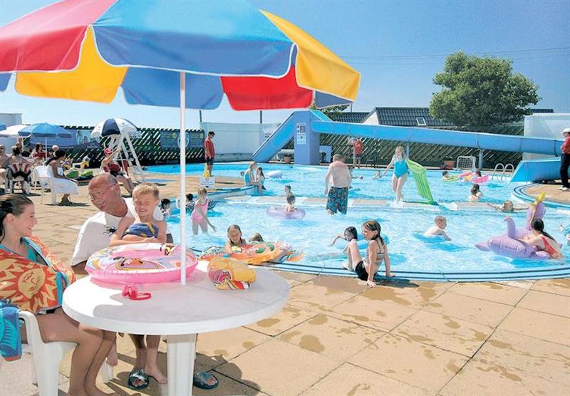 Outdoor heated fun pool at Barmston Beach in Nr Bridlington, Yorkshire