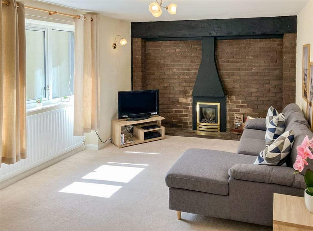 Living room at Barn Close in Allonby, Cumbria