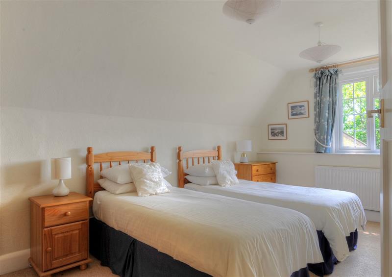 One of the bedrooms at Barn Close Farm, Morcombelake