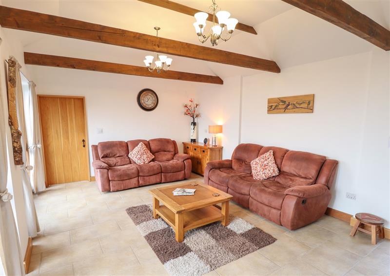 The living area at Barn Cottage, Alford