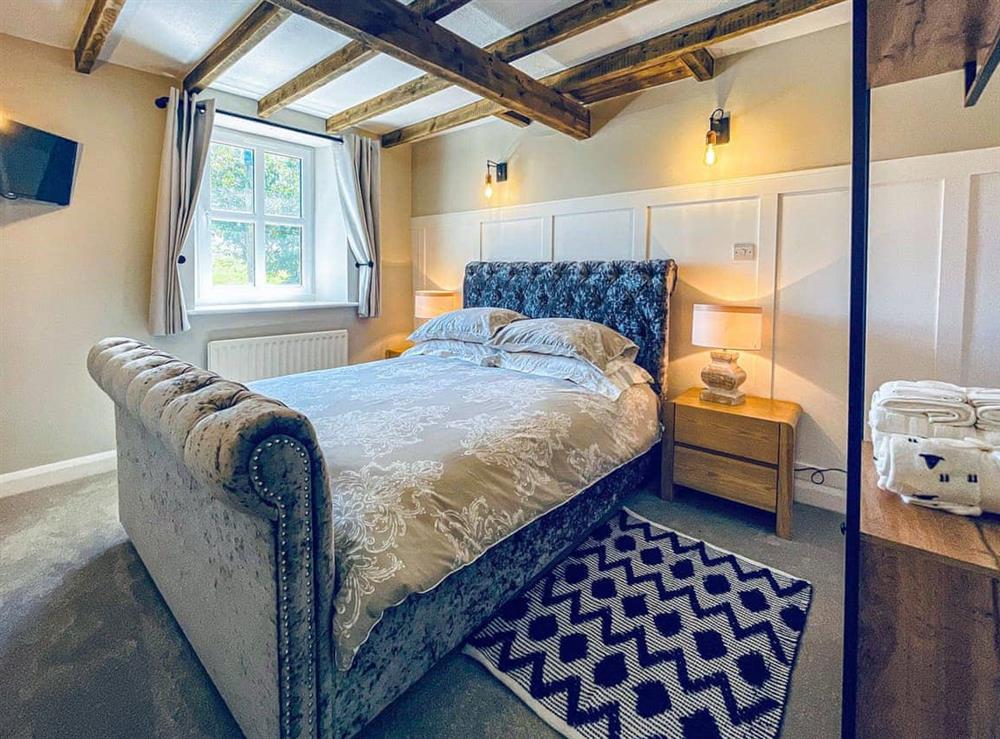 Double bedroom at Barn Cottage in Carlton-in-Coverdale, North Yorkshire