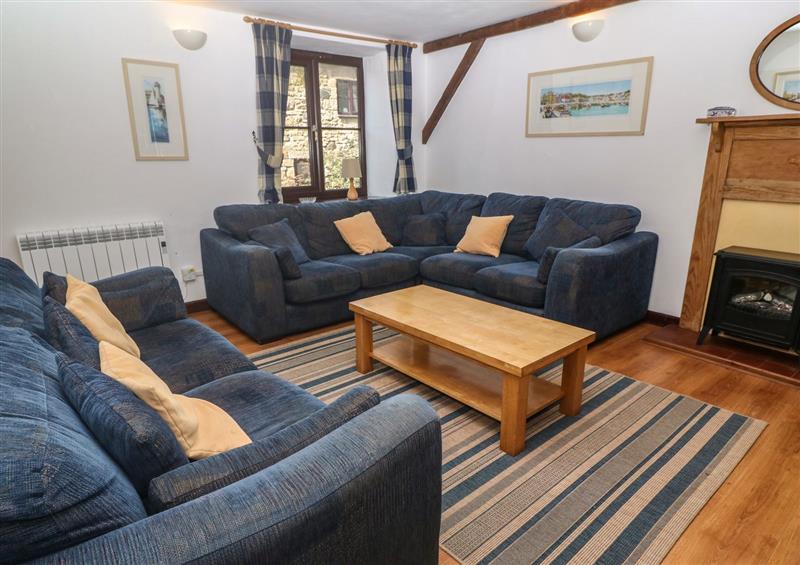 Relax in the living area at Barn Cottage, Gulval near Penzance