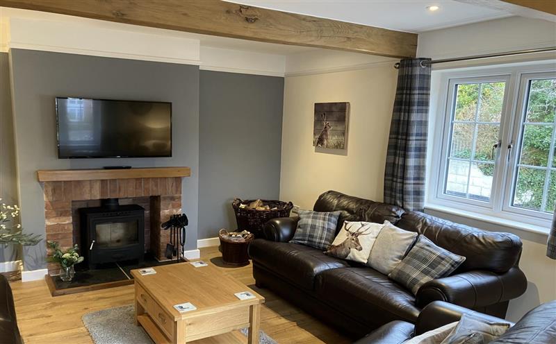 The living area at Barn Cottage, Minehead