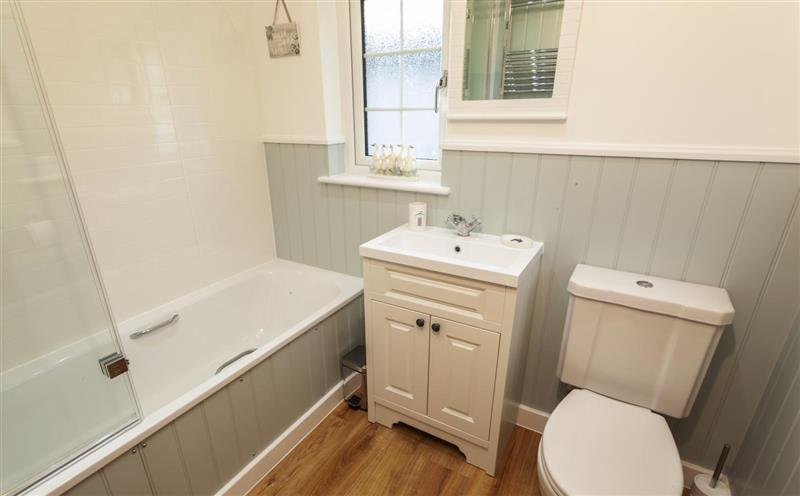 This is the bathroom at Barn Cottage, Minehead