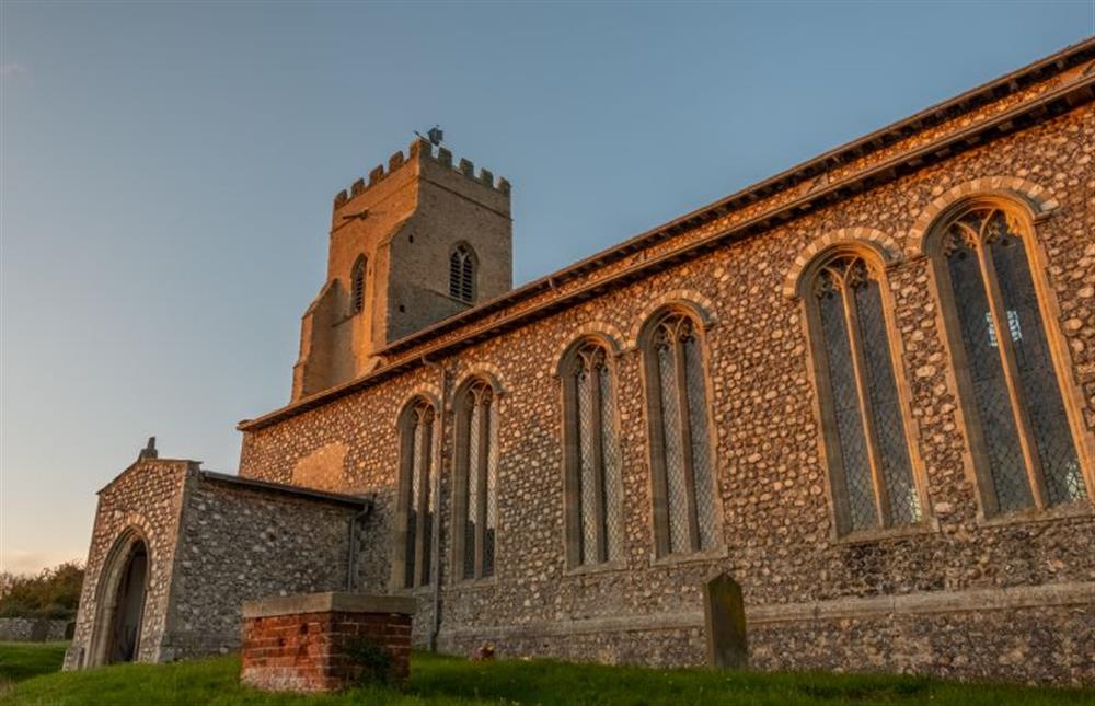 Salthouse Church which holds regular art exhibitions and concerts throughout the year at Barn Cottage, Salthouse near Holt