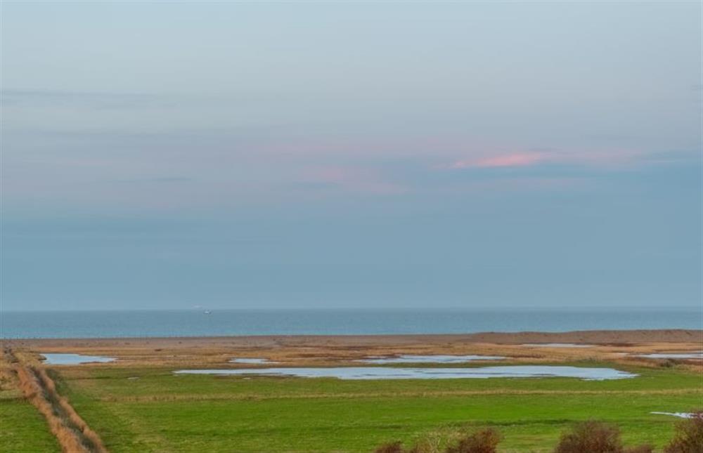 The marches and beach at Barn Cottage, Salthouse near Holt