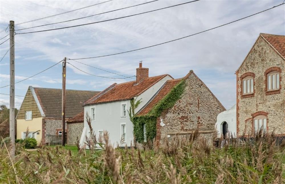 View of Barn Cottage from the marshes at Barn Cottage, Salthouse near Holt