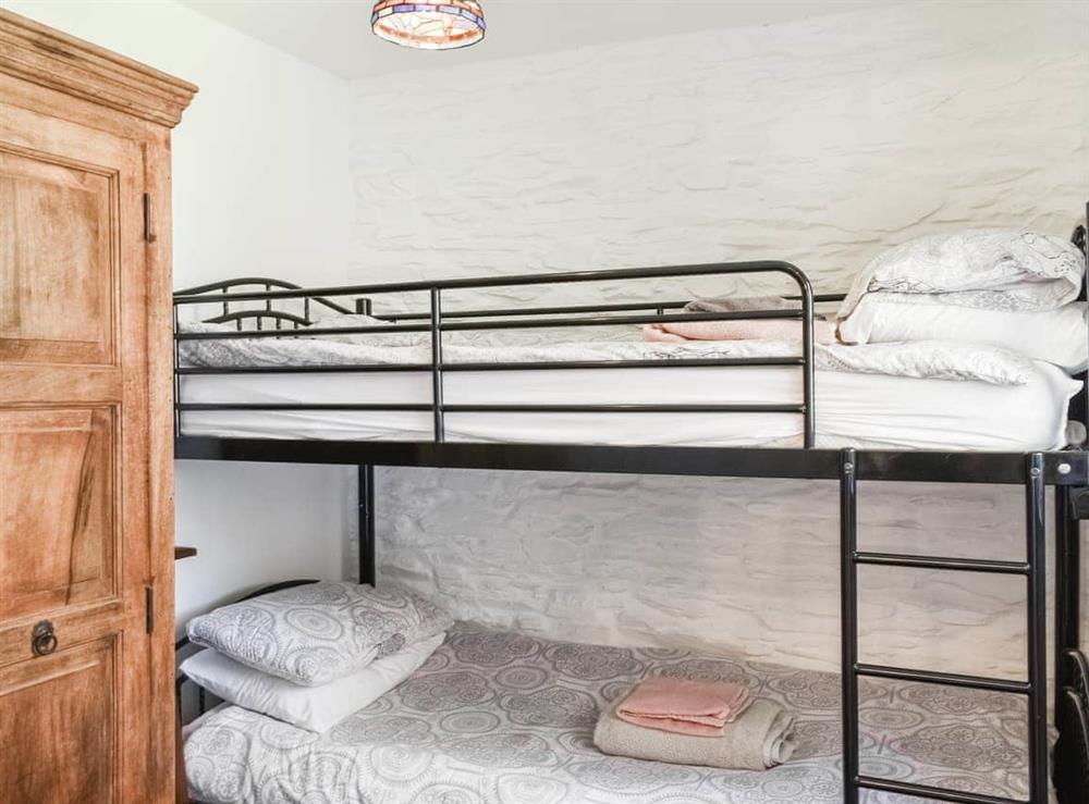 Bunk bedroom at Barn Cottage in St Clether, near Launceston, Cornwall