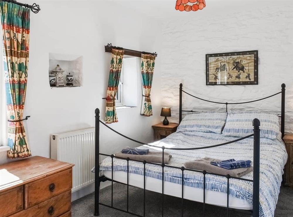 Double bedroom at Barn Cottage in St Clether, near Launceston, Cornwall
