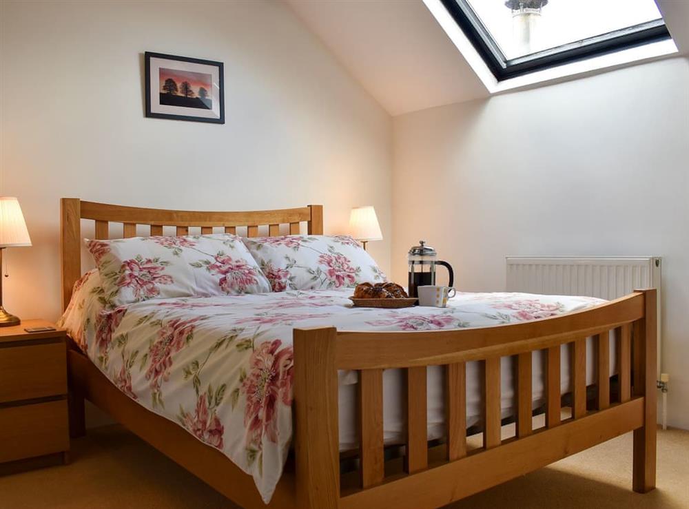 Double bedroom at Barn Court Cottage in Washfield, near Tiverton, Devon