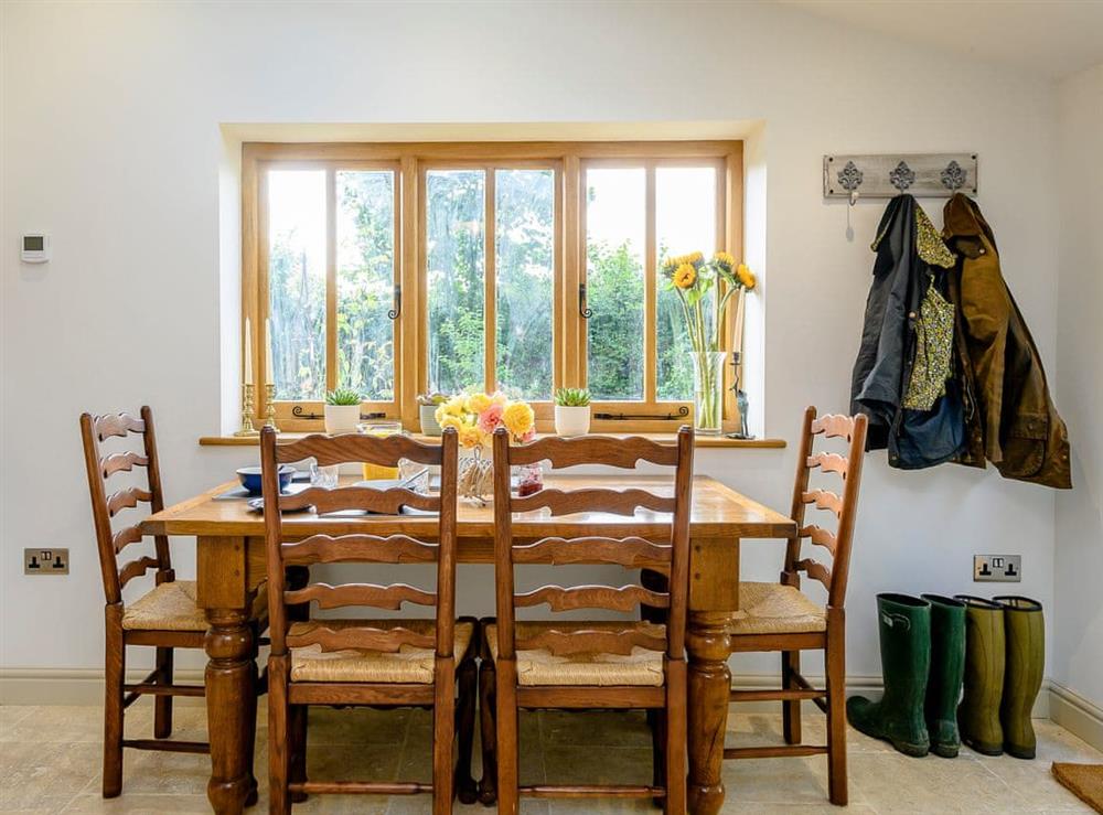 Generous sized�dining area at Barn End Cottage in Carlton, near Saxmundham, Suffolk