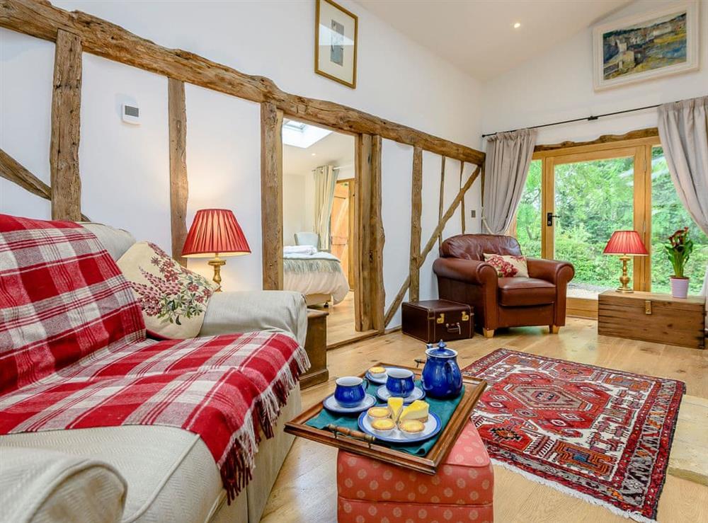 Thoughtfully converted living area at Barn End Cottage in Carlton, near Saxmundham, Suffolk