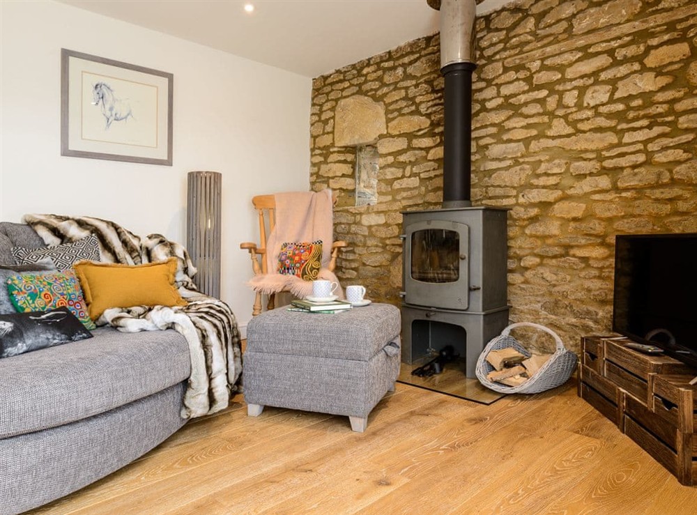 Living area at Barn End in Old Sodbury, near Bristol, Avon