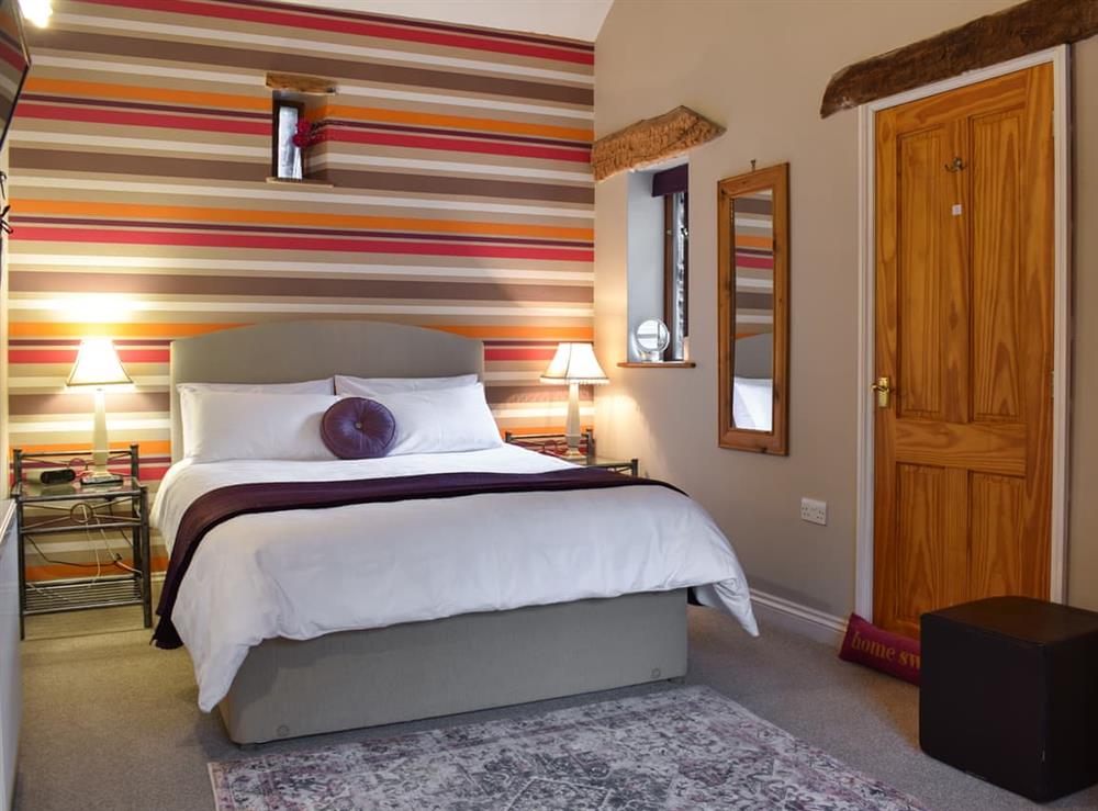 Double bedroom at Barn End in Pooley Bridge, near Ullswater, Cumbria