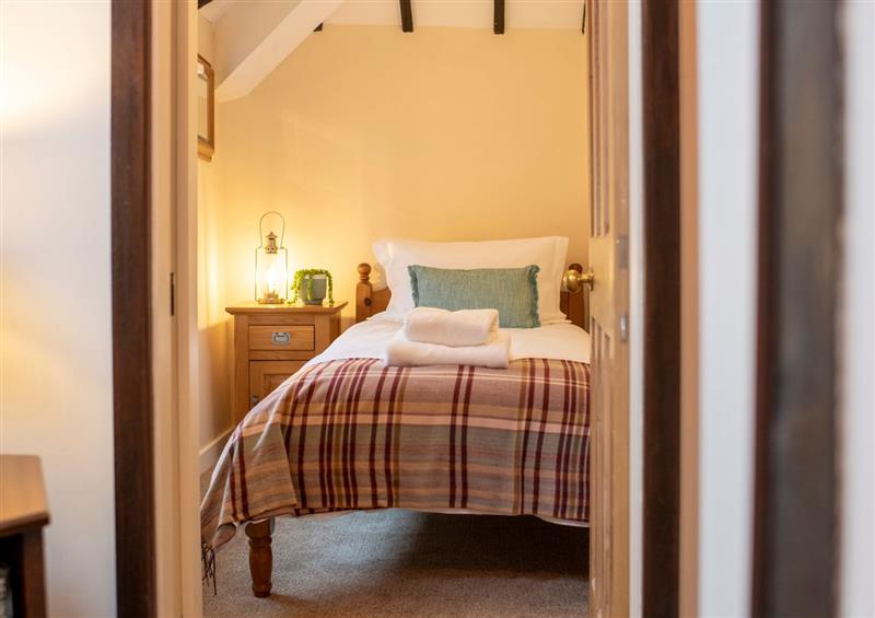 One of the bedrooms at Barn House Mews, Gainford