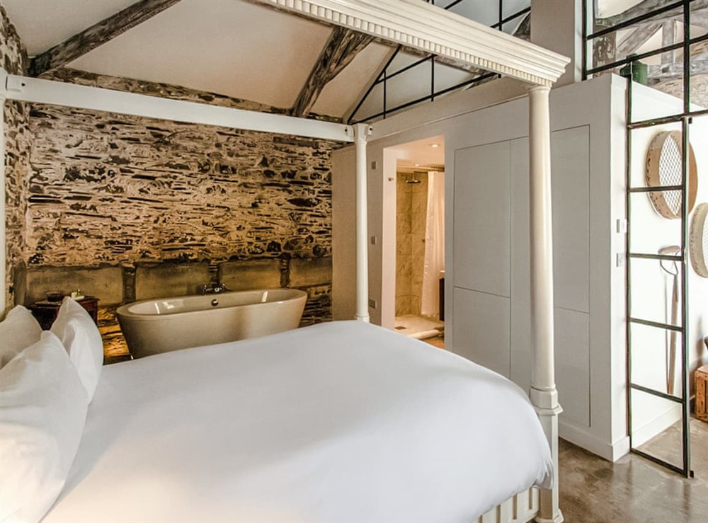 Double bedroom (photo 2) at Barn One in Landscove, near Buckfastleigh, Devon