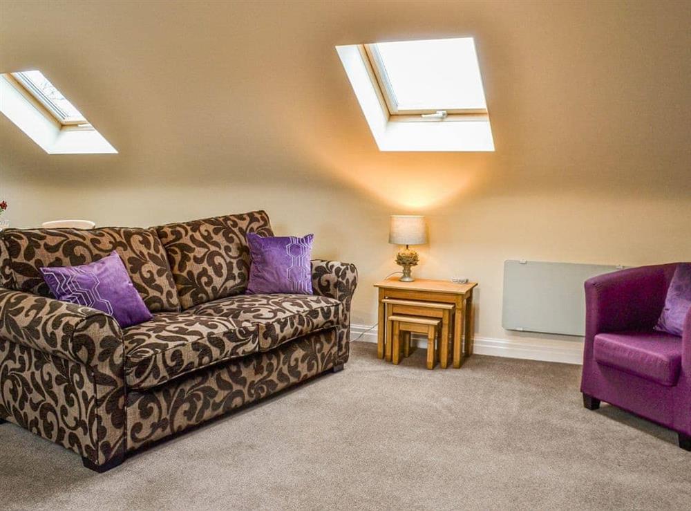 Open plan living space at Barn Owl Cottage Annex in Gautby, Lincolnshire
