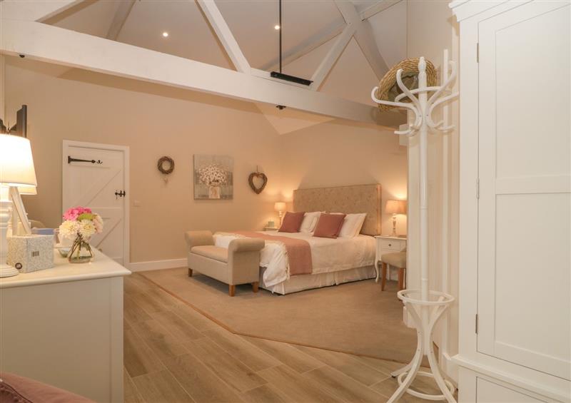 One of the bedrooms at Barn Owl Cottage, East Knoyle
