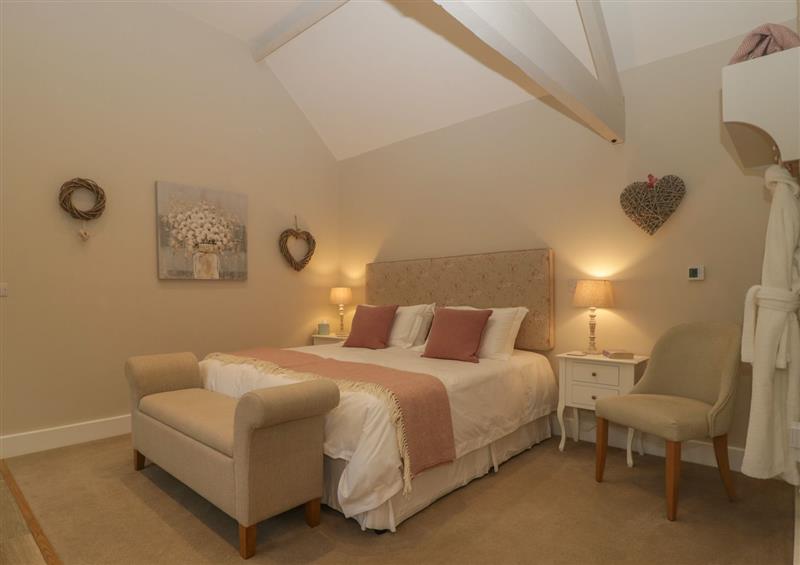 This is the bedroom at Barn Owl Cottage, East Knoyle