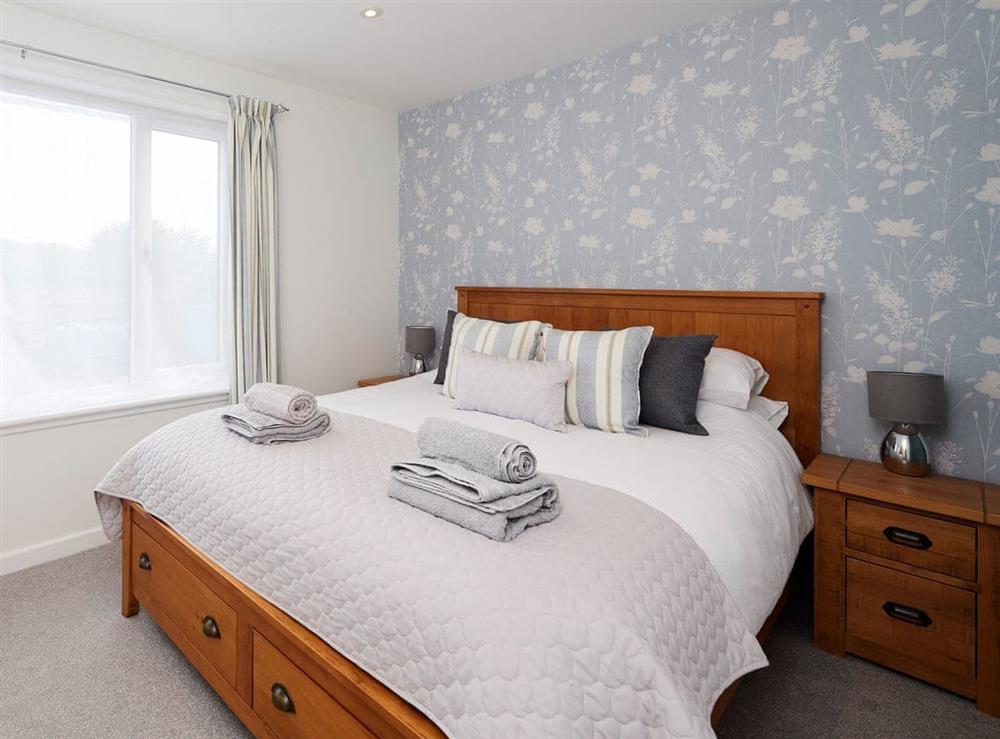 Relaxing en-suite double bedroom at Barn Owl Cottage in Newton, near Tain, Highlands, Ross-Shire