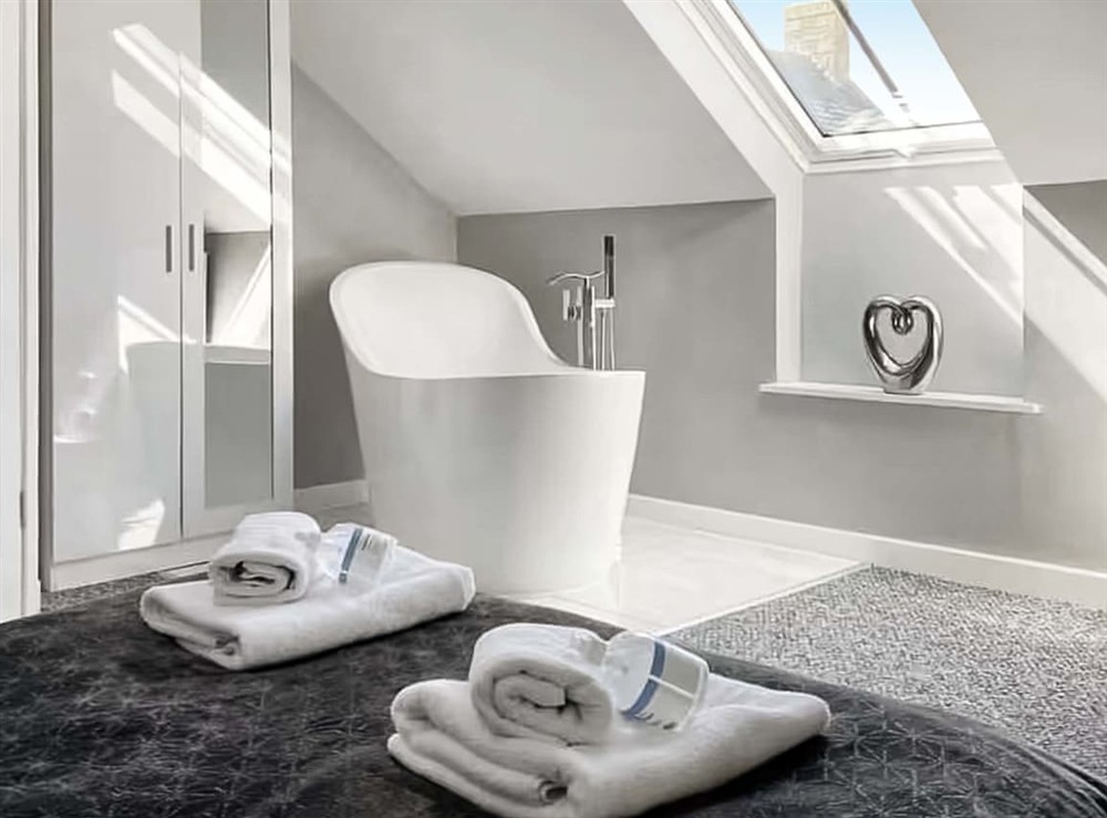 Bathroom at Barn Owl Cottage in Rowley, near Consett, Durham