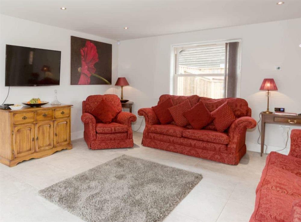 Large comfortable living room at Barn Owl Cottage in Skidby, near Beverley, North Humberside