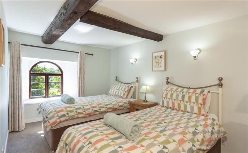 One of the bedrooms at Barn Owl Cottage, Wheddon Cross