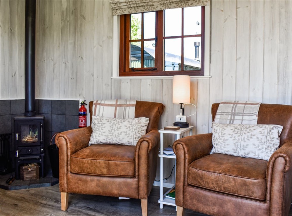 Open plan living space (photo 2) at Barn Owl Hut in Westerdale, near Whitby, North Yorkshire