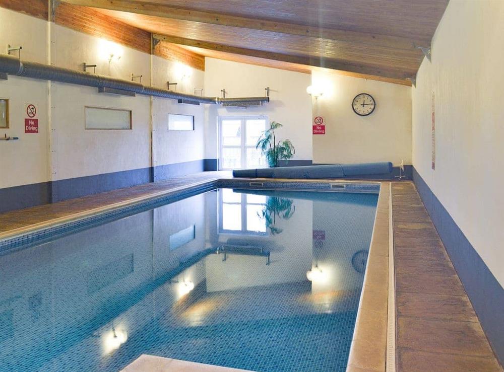 Shared facilities – indoor swimming pool at Barn Owl in Ipplepen, Nr Totnes., Devon