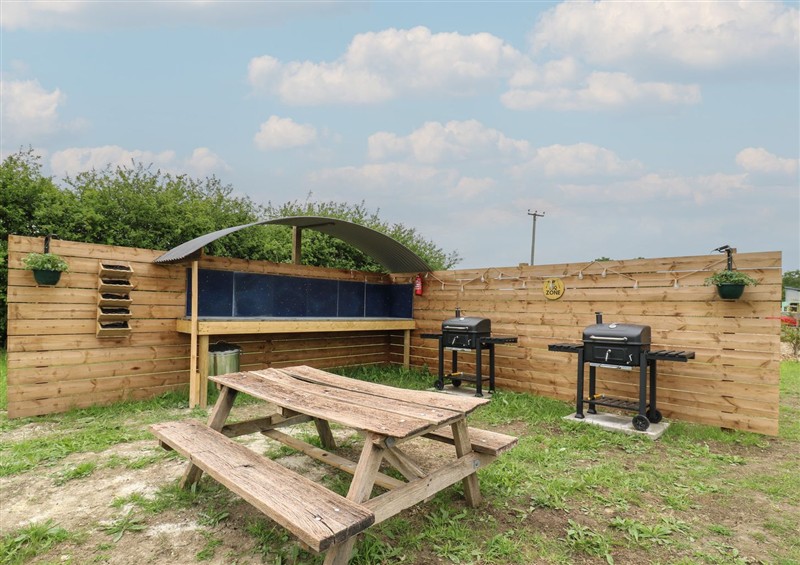 Enjoy a cup of tea on the patio at Barn Owl, Lode near Bottisham
