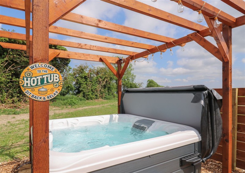 The hot tub at Barn Owl, Lode near Bottisham