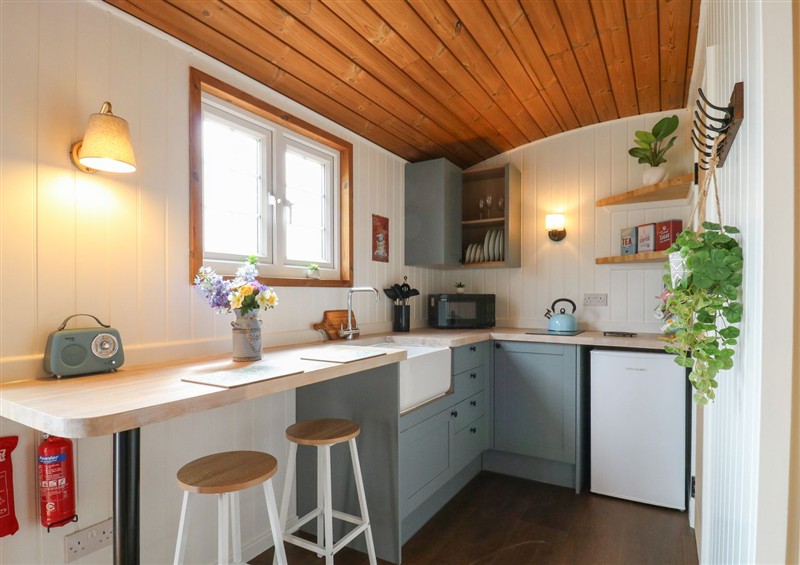 The kitchen at Barn Owl, Lode near Bottisham