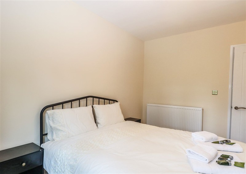 One of the bedrooms at Barn Owl Lodge, Snettisham