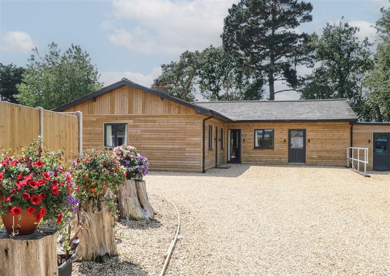 Outside at Barn Owl Lodge, Snettisham