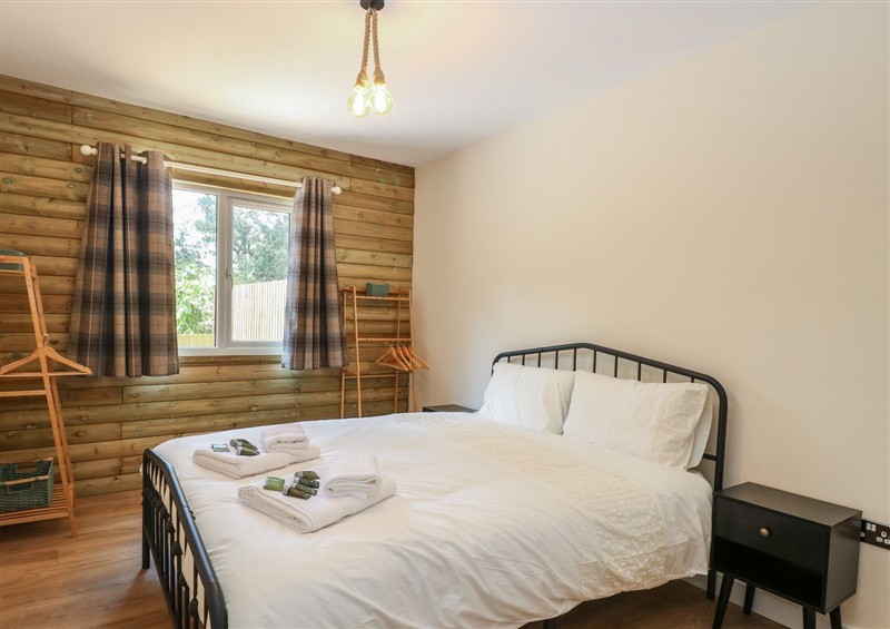 This is a bedroom at Barn Owl Lodge, Snettisham