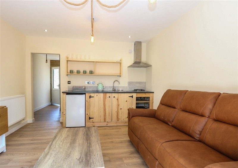 This is the living room at Barn Owl Lodge, Snettisham