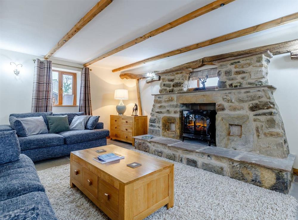 Living area at Barn View in Clay Cross, Derbyshire