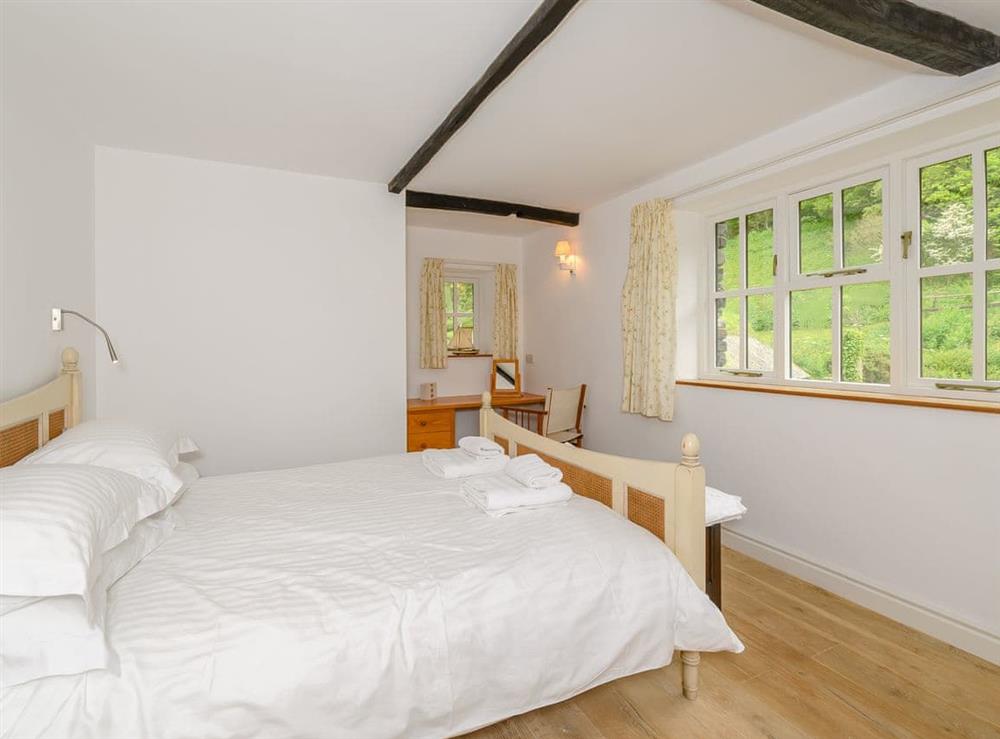 Well presented double bedroom at Barnacle in Bucks Mills, near Bideford, Devon