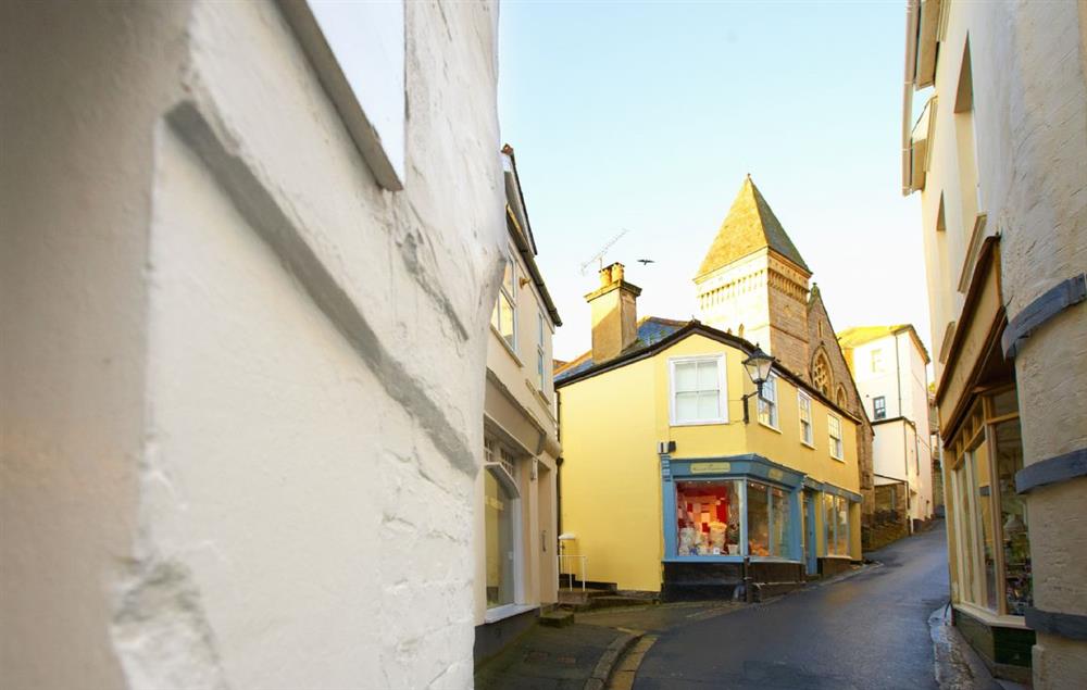 The charming streets of Fowey at Barnacles, Fowey