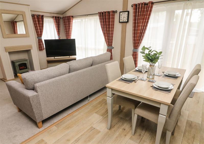 The living area at Barneys Retreat, Carnforth
