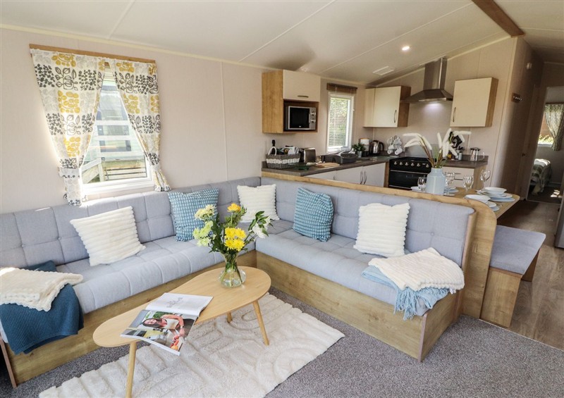 Relax in the living area at Barneys Retreat - Docker Park Farm, Carnforth