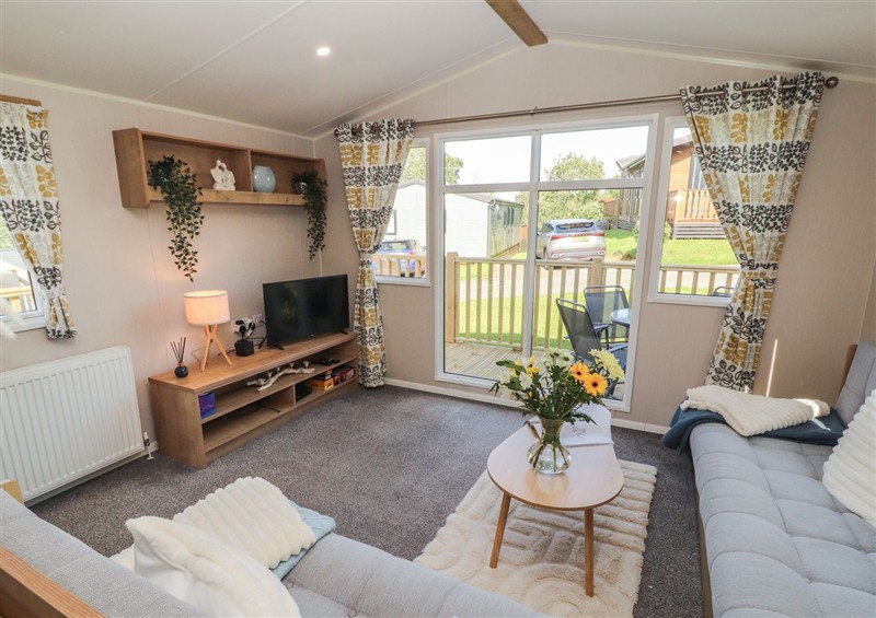 This is the living room at Barneys Retreat - Docker Park Farm, Carnforth