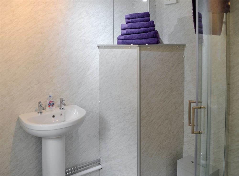 Shower room at Barnhill Bothy in Moffat, Dumfriesshire