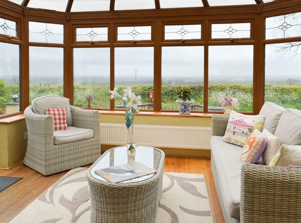 Conservatory at Barns End Cottage in Ludchurch, near Amroth, Pembrokeshire, Dyfed