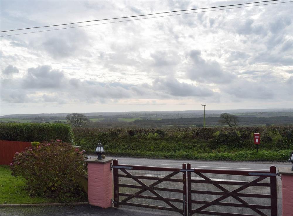 View from the property at Barns End Cottage in Ludchurch, near Amroth, Pembrokeshire, Dyfed