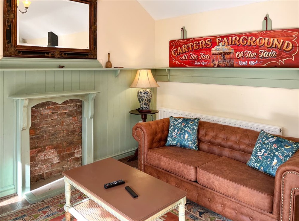 Living area at Barnside Cottage in Hayton, North Yorkshire