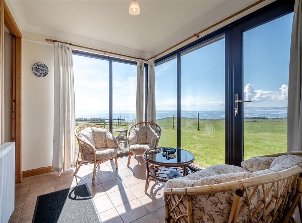 Sun room at Barnstable in Shannochie, Isle Of Arran