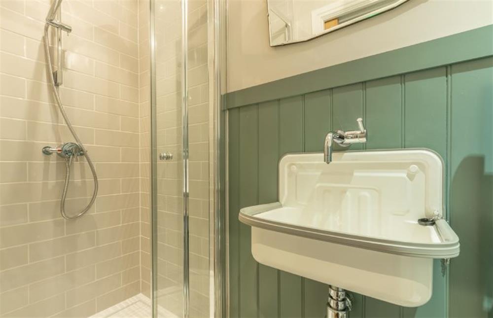 First floor: Shower room at Barnwell Cottage, Holme-next-the-Sea near Hunstanton