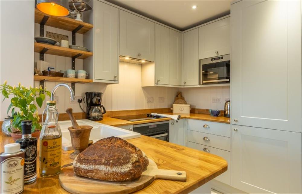 Ground floor: Modern well-equipped kitchen at Barnwell Cottage, Holme-next-the-Sea near Hunstanton
