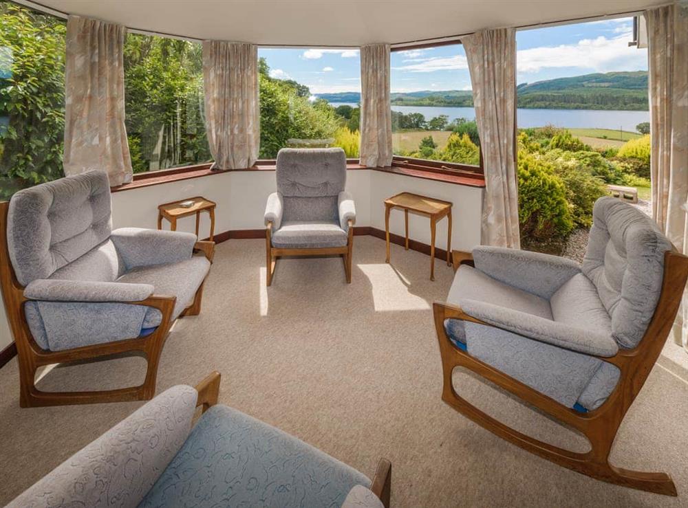 Living area at Barr Beithe Upper in Dalmally, Argyll
